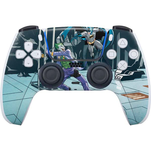 DC Comics The Joker vs Batman Art PlayStation PS5 Skins