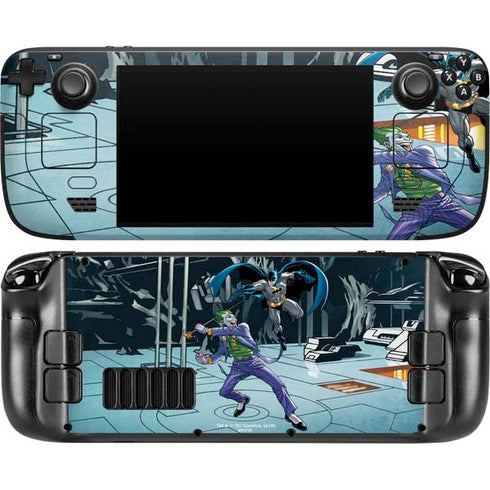 DC Comics The Joker vs Batman Art Steam Deck Handheld Gaming Computer OLED Skin