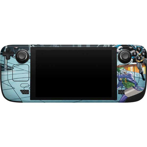DC Comics The Joker vs Batman Art Steam Deck Handheld Gaming Computer Skin