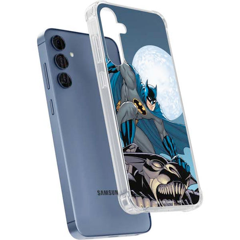DC Comics Batman Watches Over the City Galaxy A55 5G Clear Case