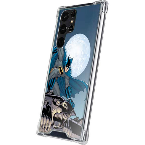 DC Comics Batman Watches Over the City Galaxy S23 Ultra Clear Case