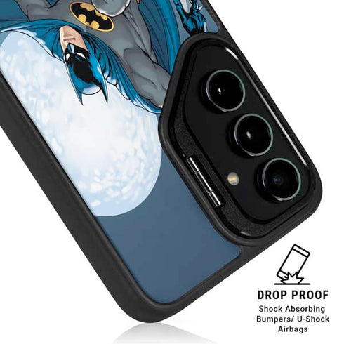 DC Comics Batman Watches Over the City Galaxy S25 Plus Kickstand Case