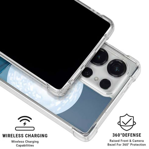 DC Comics Batman Watches Over the City Galaxy S25 Ultra Clear Case