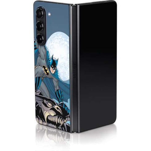 DC Comics Batman Watches Over the City Galaxy Z Fold5 5G Skin
