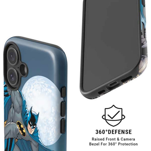 DC Comics Batman Watches Over the City iPhone 16 Magsafe Impact Case