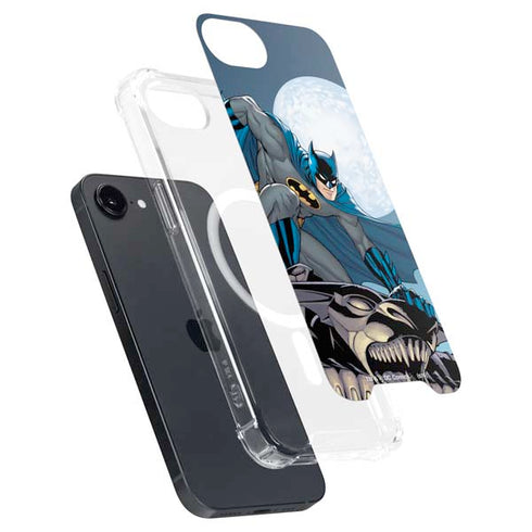 DC Comics Batman Watches Over the City iPhone 16e MagSafe Case