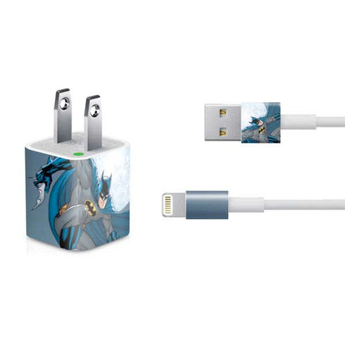 DC Comics Batman Watches Over the City iPhone Charger (5W USB) Skin