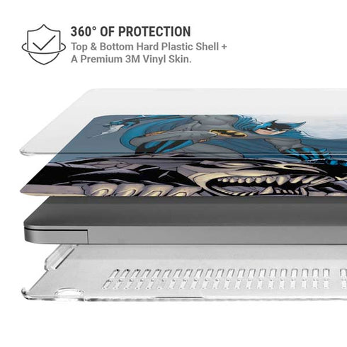 DC Comics Batman Watches Over the City MacBook Pro 14in (2021-24) Case plus Skin