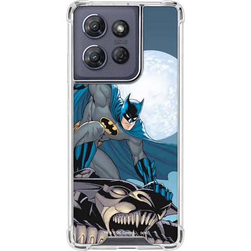 DC Comics Batman Watches Over the City Moto G 5G (2025) Clear Case