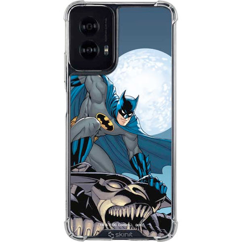 DC Comics Batman Watches Over the City Moto G Power 5G (2024) Clear Case