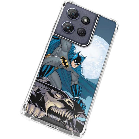 DC Comics Batman Watches Over the City Moto G Stylus 5G (2025) Clear Case