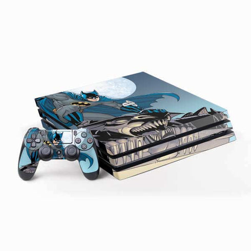 DC Comics Batman Watches Over the City PlayStation PS4 Skins
