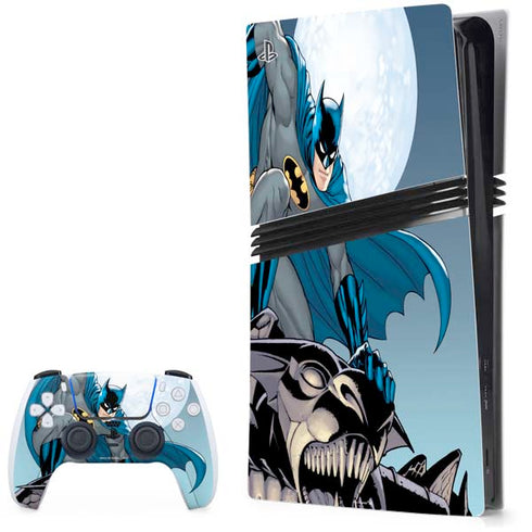 DC Comics Batman Watches Over the City PS5 Pro Bundle Skin