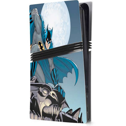 DC Comics Batman Watches Over the City PS5 Pro Console Skin