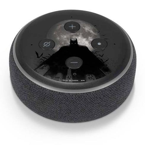DC Comics Batman On City with Moon Art Amazon Echo Dot Skin