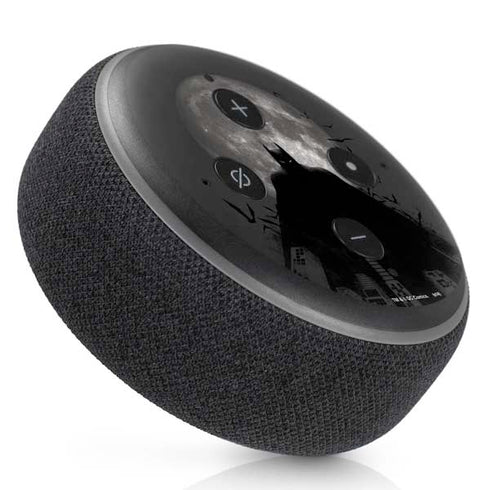 DC Comics Batman On City with Moon Art Amazon Echo Dot Skin