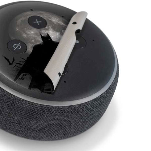 DC Comics Batman On City with Moon Art Amazon Echo Dot Skin