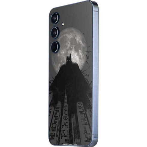 DC Comics Batman On City with Moon Art Galaxy A35 5G Skin
