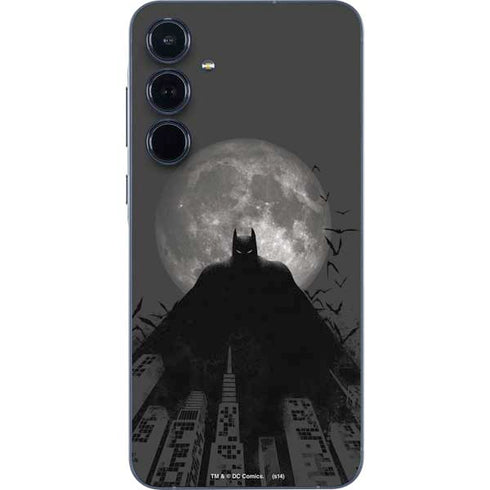 DC Comics Batman On City with Moon Art Galaxy A36 5G Skin