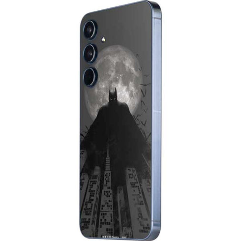 DC Comics Batman On City with Moon Art Galaxy A55 5G Skin