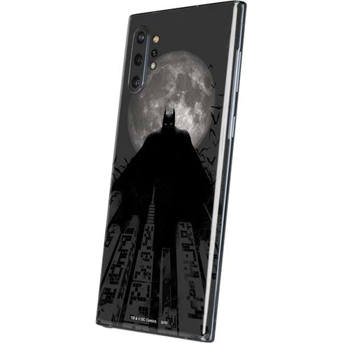 DC Comics Batman On City with Moon Art Galaxy Note 10 Plus Skin