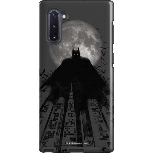 DC Comics Batman On City with Moon Art Galaxy Cases