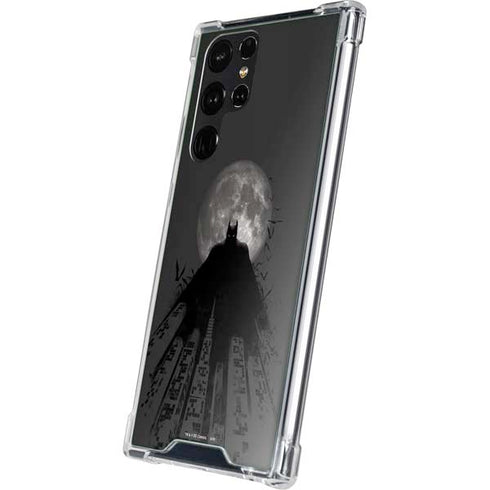 DC Comics Batman On City with Moon Art Galaxy S23 Ultra Clear Case