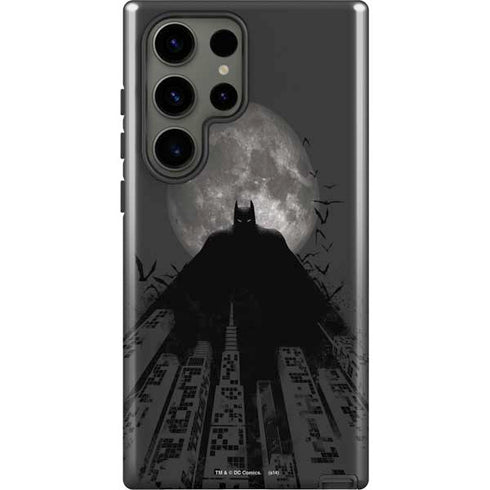 DC Comics Batman On City with Moon Art Galaxy S23 Ultra Pro Case