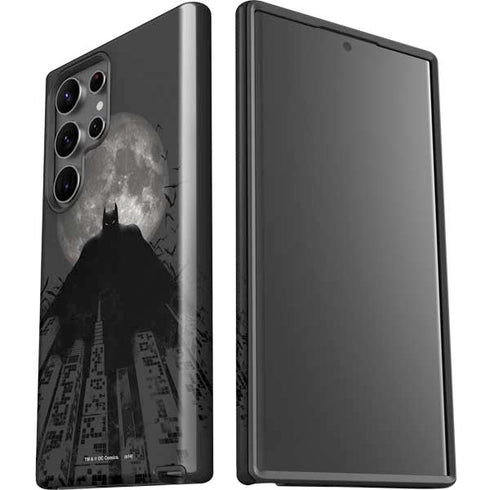 DC Comics Batman On City with Moon Art Galaxy S23 Ultra Pro Case