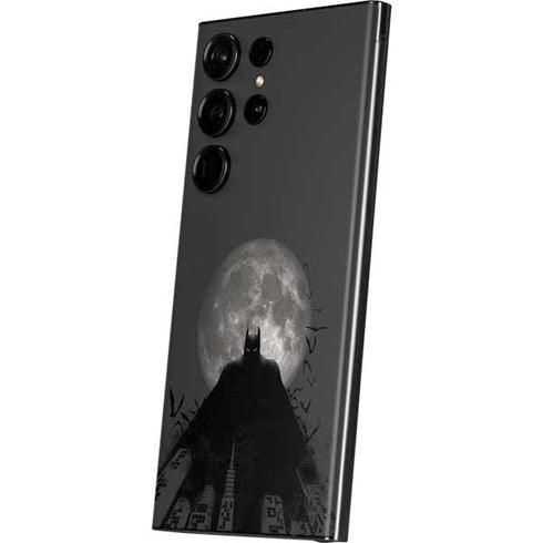 DC Comics Batman On City with Moon Art Galaxy Skins