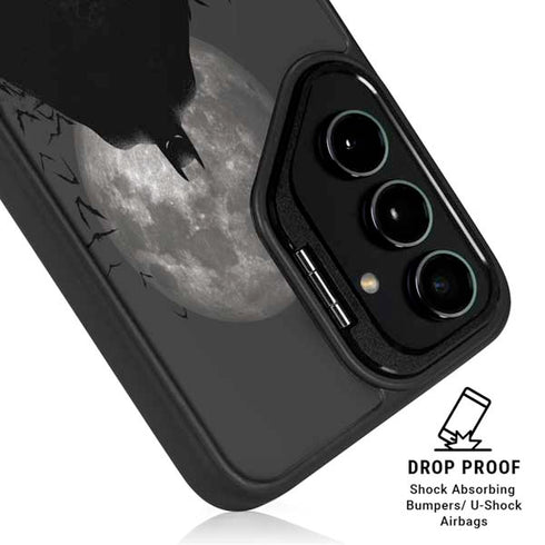 DC Comics Batman On City with Moon Art Galaxy S24 FE Kickstand Case
