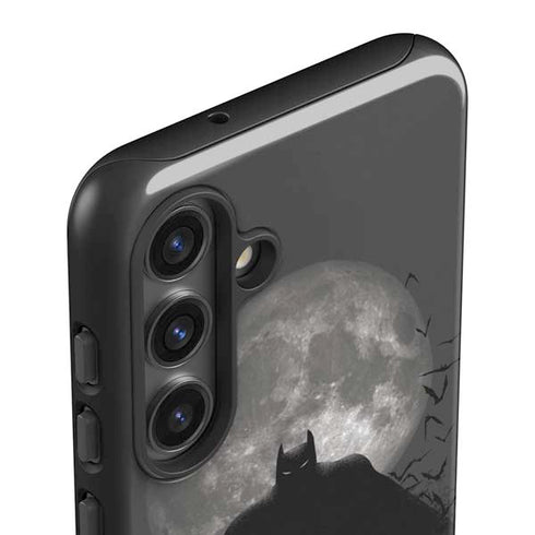 DC Comics Batman On City with Moon Art Galaxy S25 Impact Case