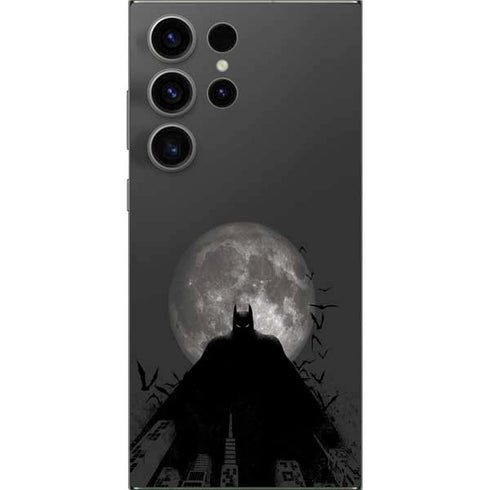 DC Comics Batman On City with Moon Art Galaxy S24 Ultra Skin