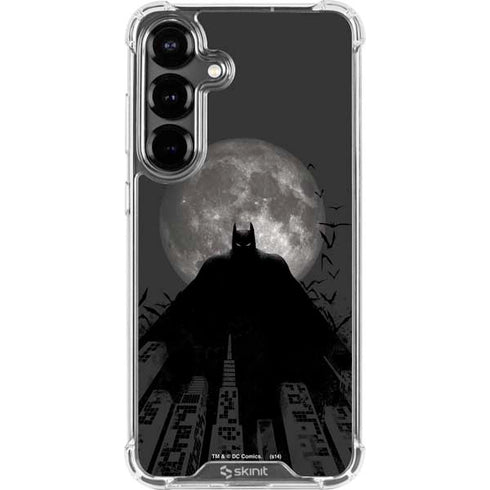 DC Comics Batman On City with Moon Art Galaxy S26 Clear Case