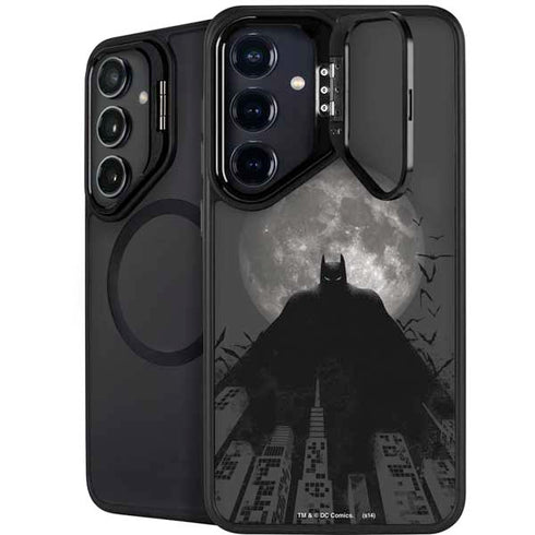 DC Comics Batman On City with Moon Art Galaxy S26 Kickstand Case