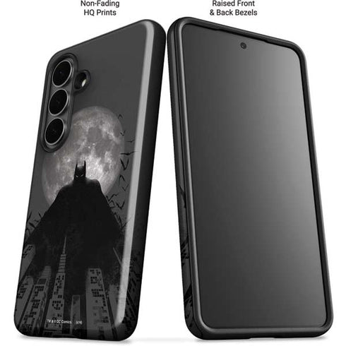 DC Comics Batman On City with Moon Art Galaxy S26 Plus Impact Case