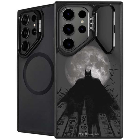 DC Comics Batman On City with Moon Art Galaxy S26 Ultra Kickstand Case