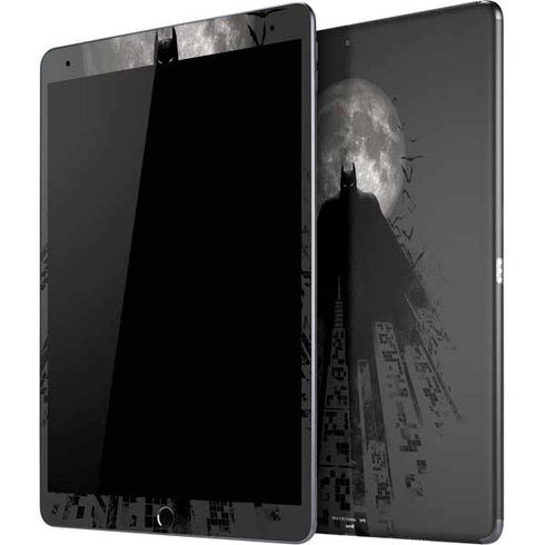 DC Comics Batman On City with Moon Art iPad Skins