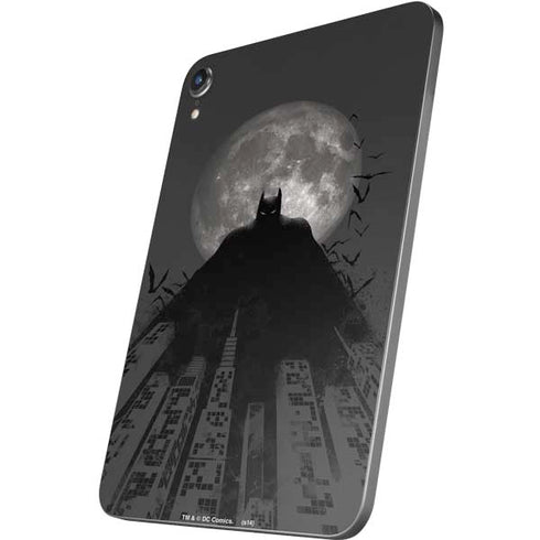 DC Comics Batman On City with Moon Art Apple iPad Mini Skin