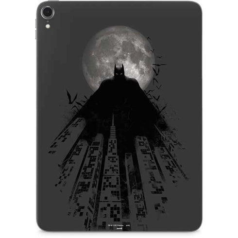 DC Comics Batman On City with Moon Art Apple iPad Pro Skin