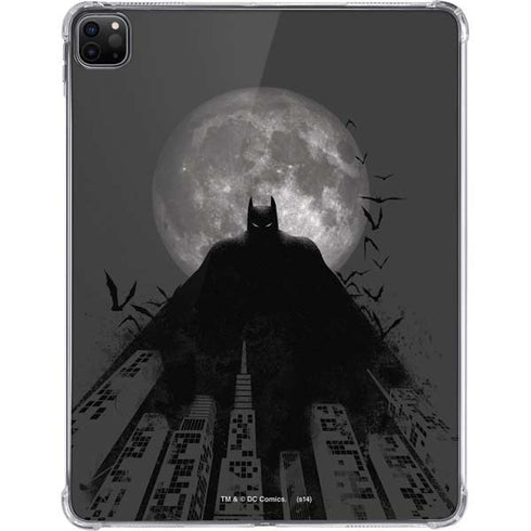 DC Comics Batman On City with Moon Art iPad Pro 11in (2024) Clear Case