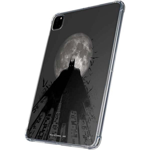 DC Comics Batman On City with Moon Art iPad Pro 11in (2024) Clear Case