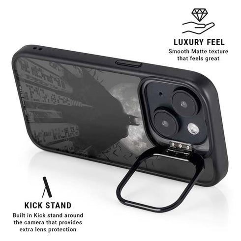 DC Comics Batman On City with Moon Art iPhone 13 Kickstand Case