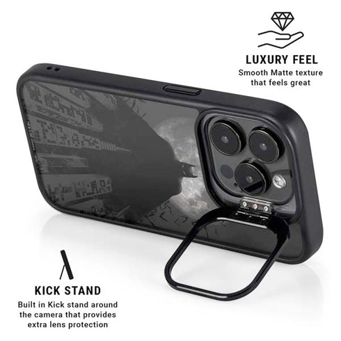 DC Comics Batman On City with Moon Art iPhone 13 Pro Max Kickstand Case