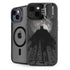DC Comics Batman On City with Moon Art iPhone 14 Plus Kickstand Case