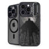 DC Comics Batman On City with Moon Art iPhone 14 Pro Max Kickstand Case