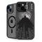 DC Comics Batman On City with Moon Art iPhone 15 Kickstand Case