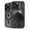 DC Comics Batman On City with Moon Art iPhone 15 Pro Kickstand Case