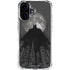 DC Comics Batman On City with Moon Art iPhone 16 Plus Clear Case