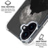 DC Comics Batman On City with Moon Art iPhone 16 Plus Clear Case